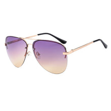 ROYAL GIRL Quality Women Rimless Sunglasses Rivet Shades UV400