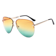 ROYAL GIRL Quality Women Rimless Sunglasses Rivet Shades UV400