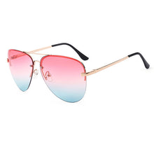 ROYAL GIRL Quality Women Rimless Sunglasses Rivet Shades UV400