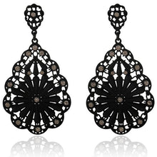 Elegant Flower Rhinestone Earrings