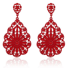 Elegant Flower Rhinestone Earrings