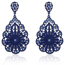 Elegant Flower Rhinestone Earrings