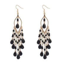Bohemian Colorful Beads Tassels Earrings