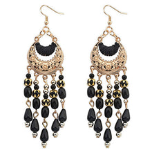 Bohemian Big Beads Pendant Drop Earrings