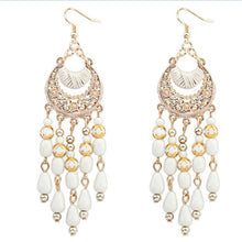 Bohemian Big Beads Pendant Drop Earrings